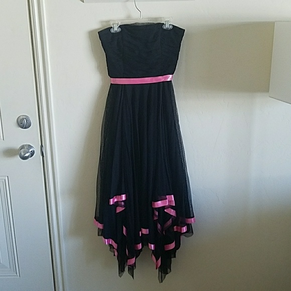 Cache pink & black dress - Picture 4 of 6