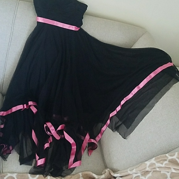 Cache pink & black dress - Picture 6 of 6