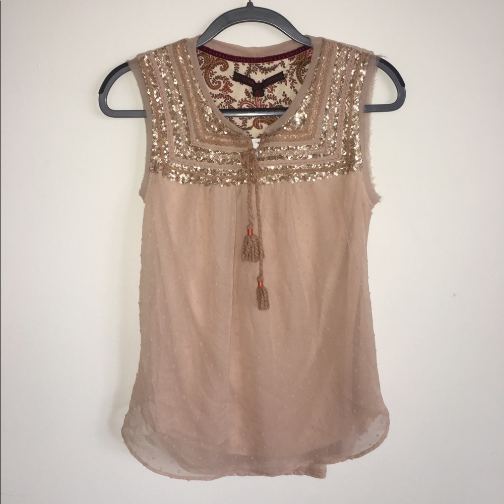 Embellished tank top