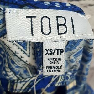 Sutton Dress Tobi Blue Print