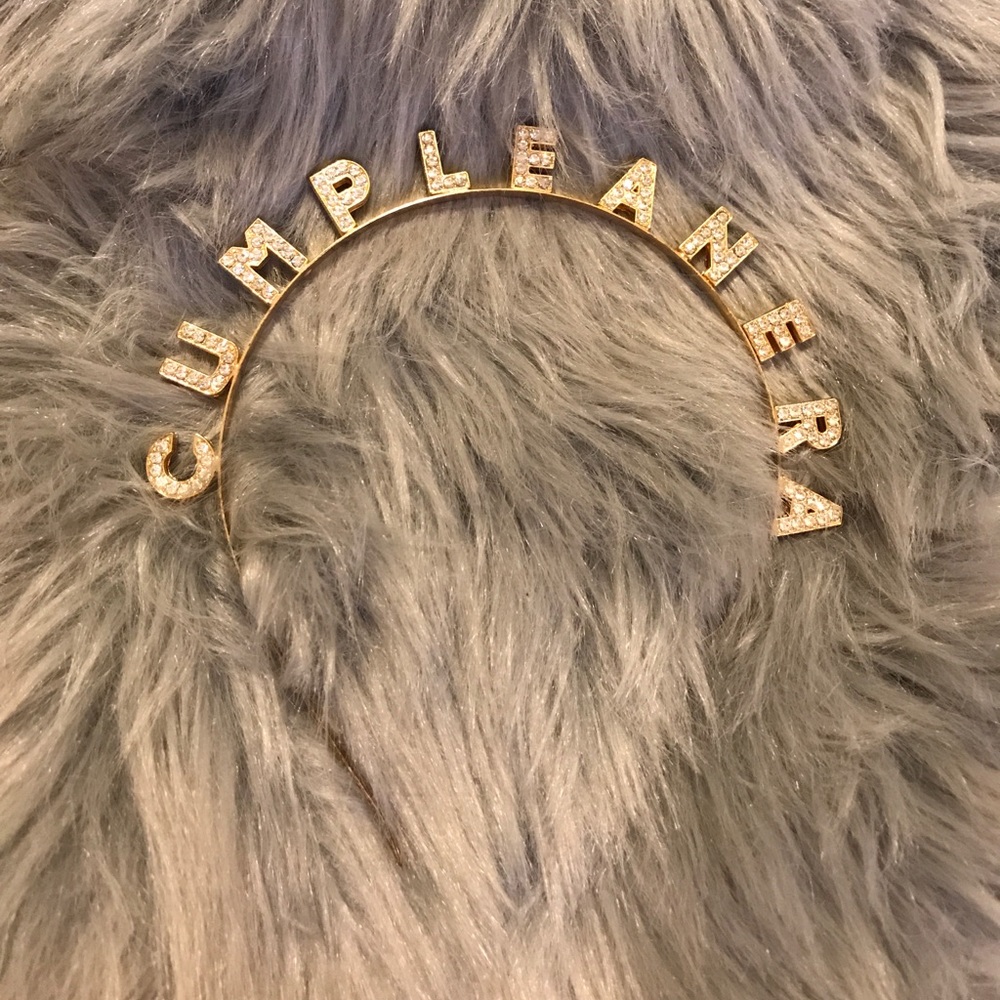 Birthday crown in Spanish!