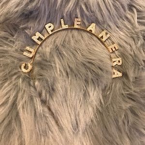 Birthday crown in Spanish!