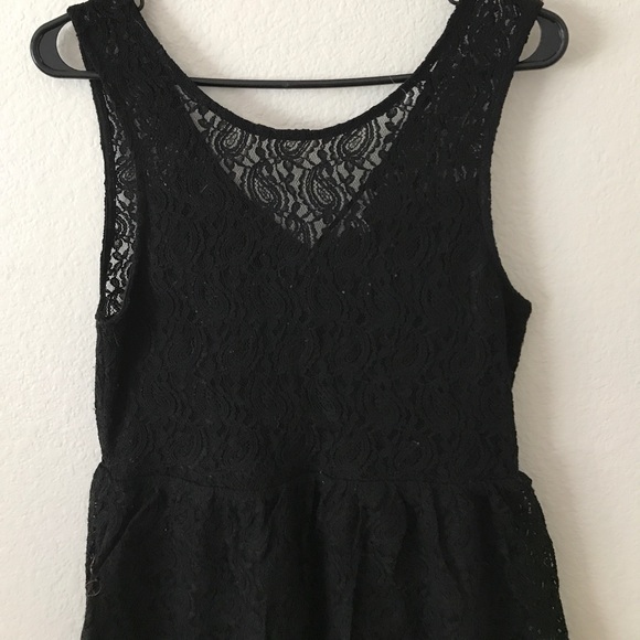 Black Laced Dress - Picture 2 of 3