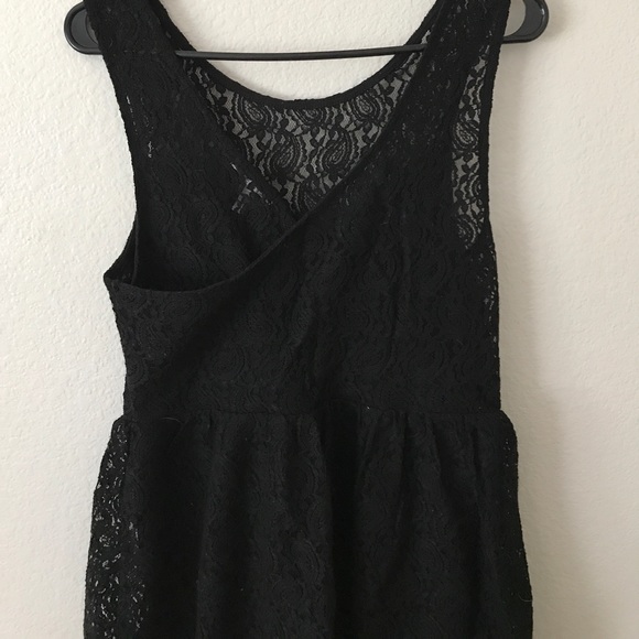 Black Laced Dress - Picture 3 of 3