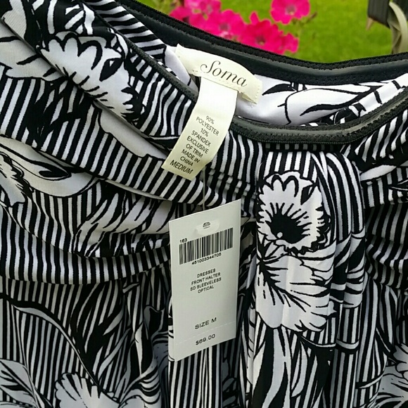 Soma Strapless Optical Dress - NWT - Size Medium - Picture 4 of 4