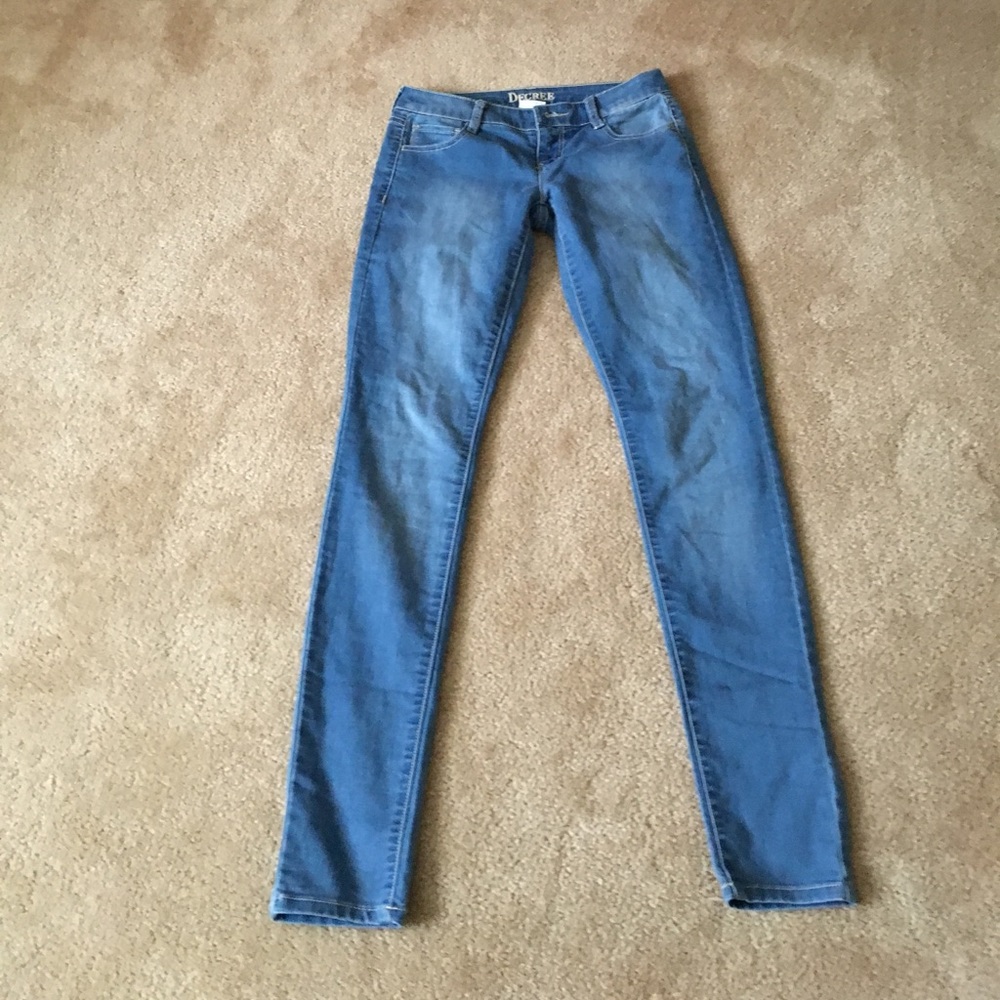 Decree light wash jeggings