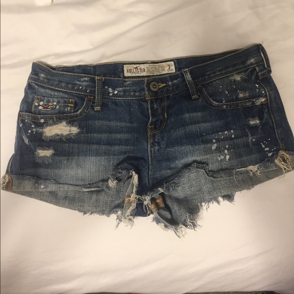 Hollister jean shorts