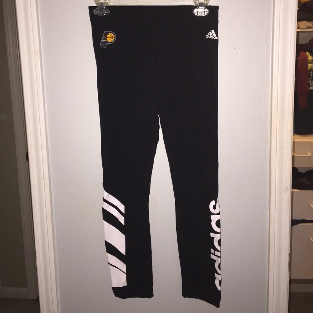 Pacers adidas black leggings