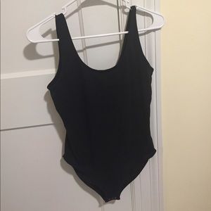 PINK Victoria's Secret Black Body Suit.