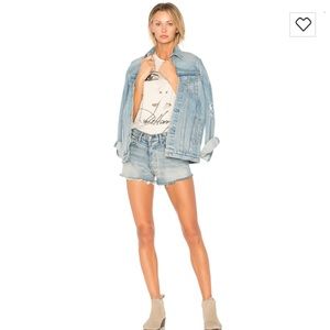 GRLFRND Dovima highrise boyfriend shorts carwash