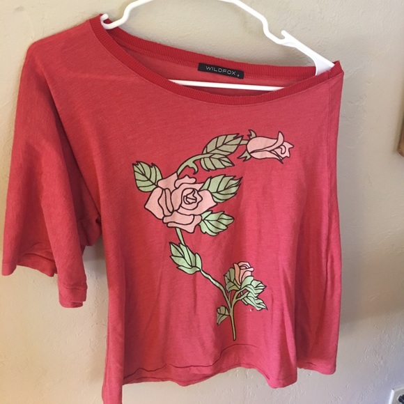 Wildfox one shoulder tee - Picture 2 of 3