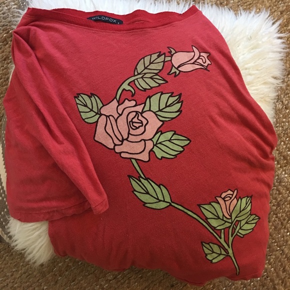 Wildfox one shoulder tee - Picture 3 of 3