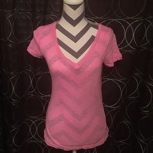 Pink ladies V-NECK shirt