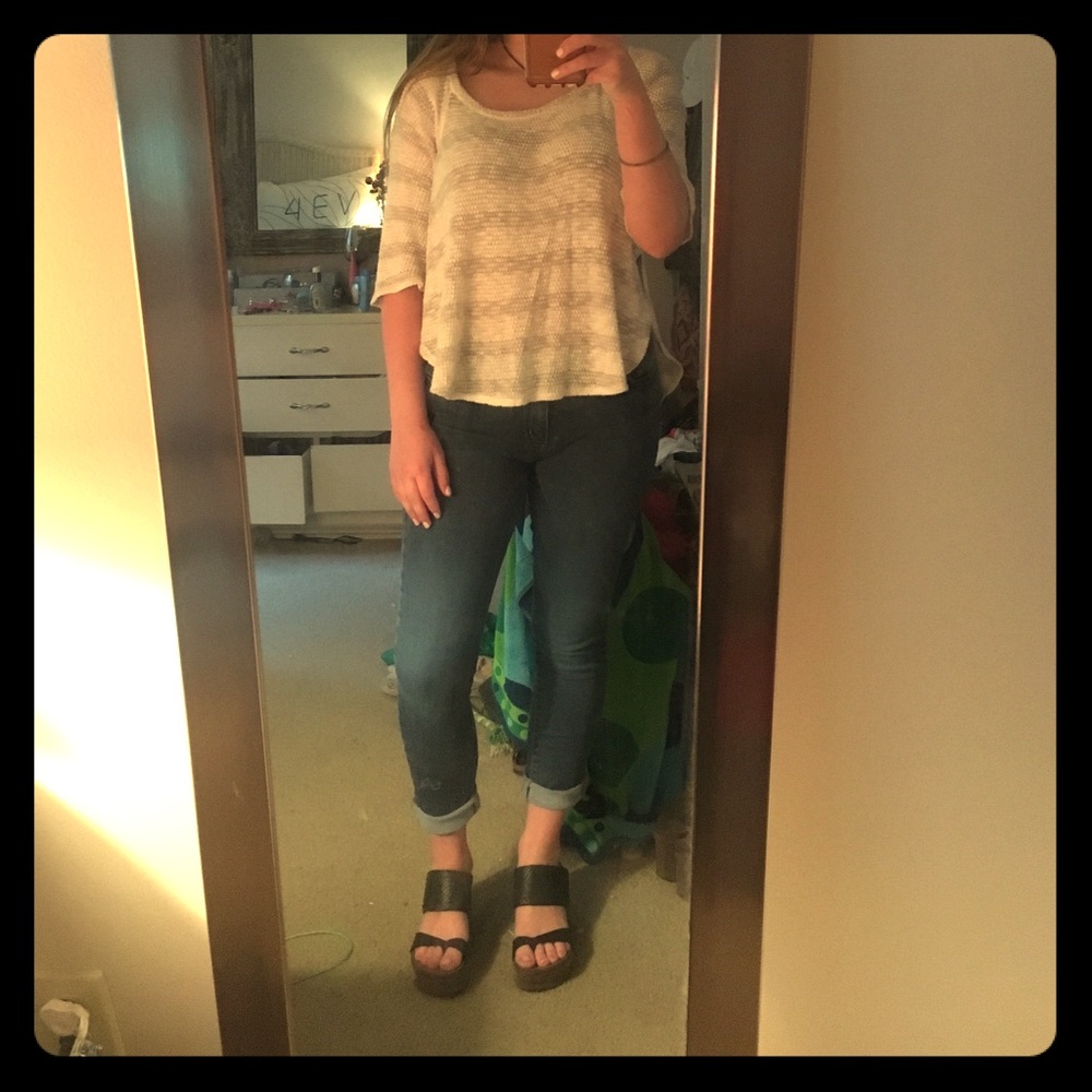 Cute high low top