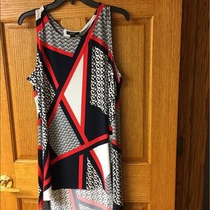 Alfani women's red, white, blue summer dress.