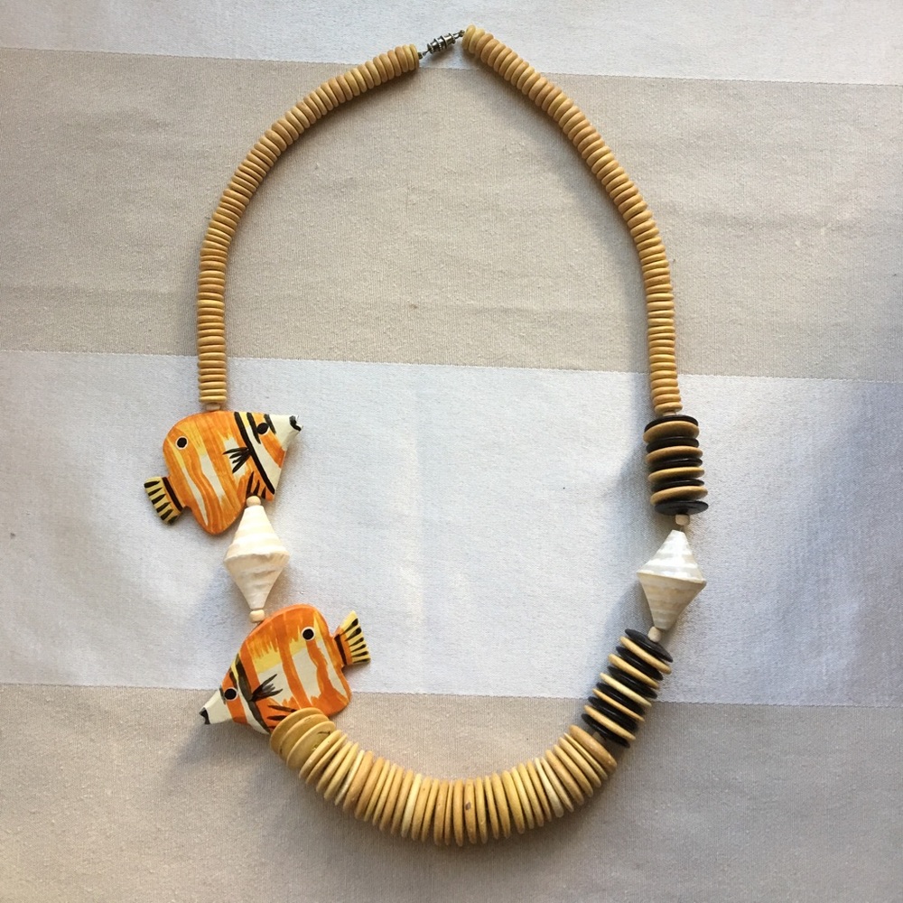 Fish, shell 🐚 necklaces