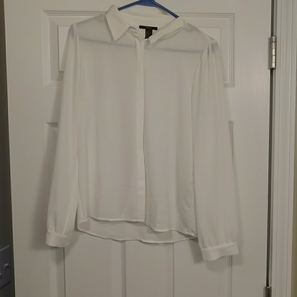 White Button Up Blouse