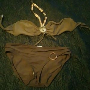 Brown bikini
