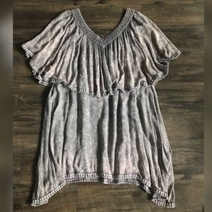 Firm price! Grey Ruffle Summer Dress