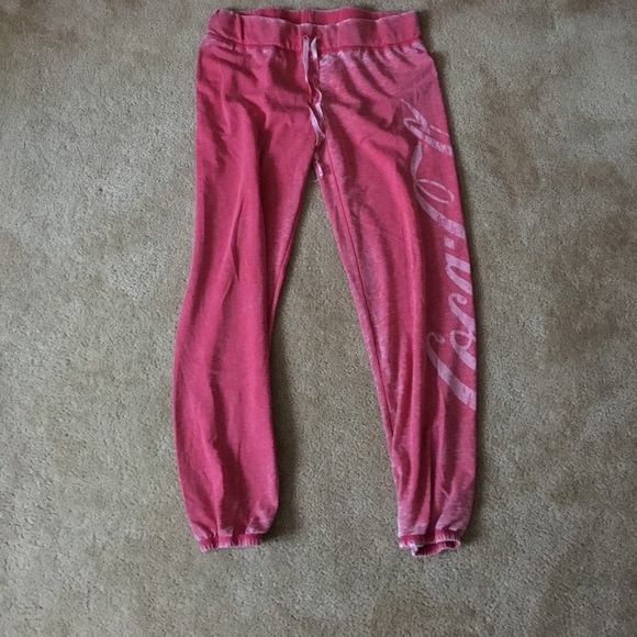 Coca-cola vintage thin, lightweight sweatpants - Picture 1 of 2