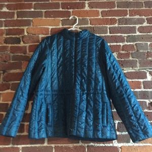 Turquoise puffer jacket