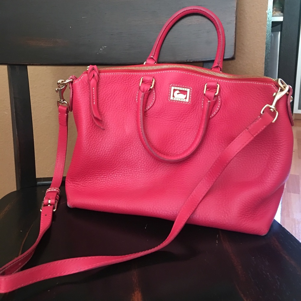 Dooney & Burke coral purse