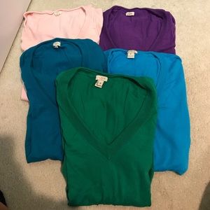 V neck Jcrew factory sweaters