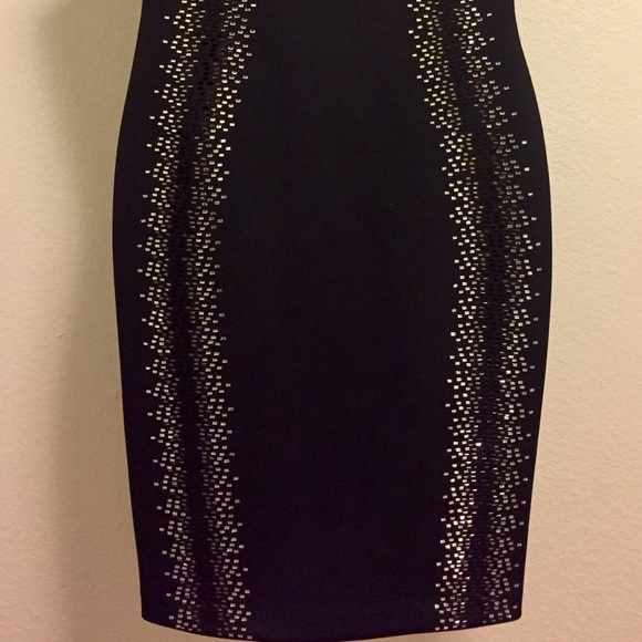 Calvin Klein Embellished Scuba Sheath Dress - Picture 4 of 4