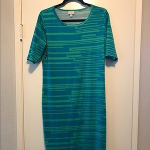 LulaRoe Julia Dress (L)
