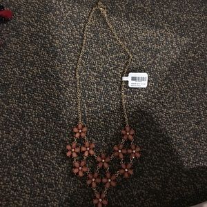 Peach necklace