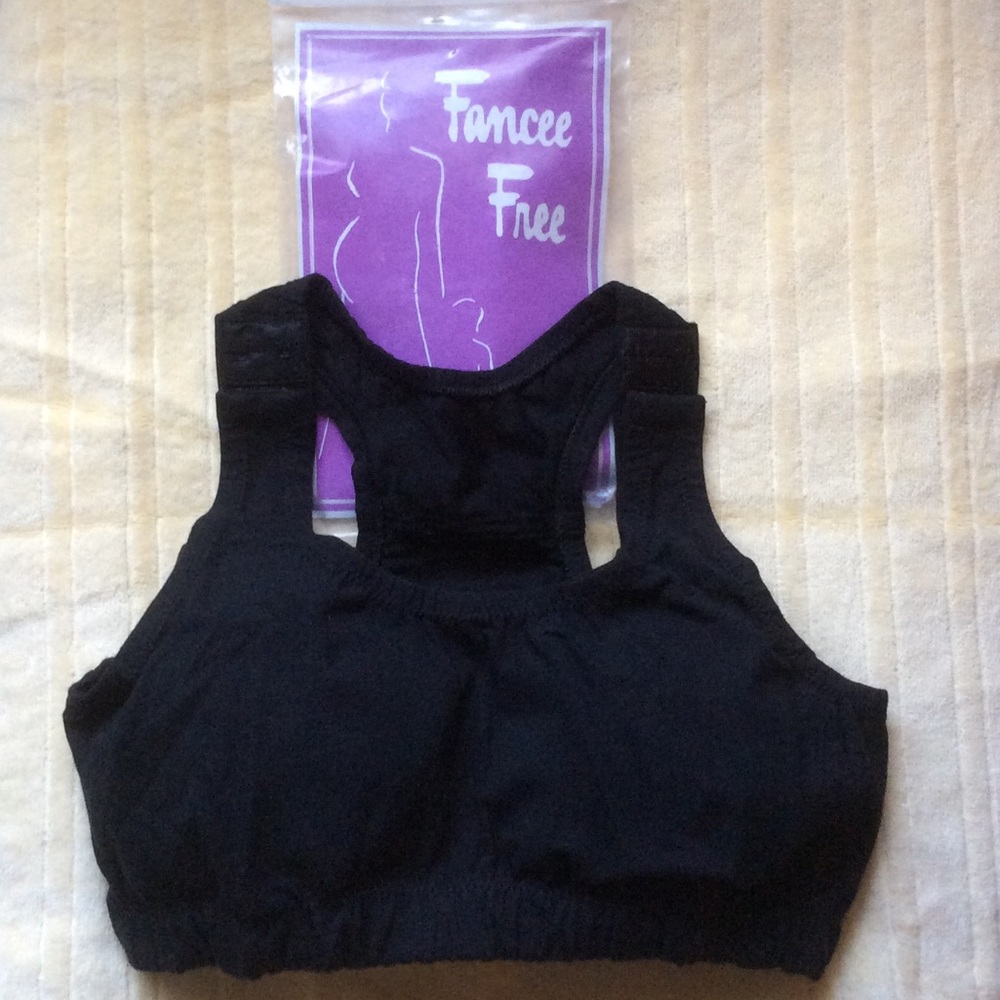 NIP Fancee Free Racerback Nursing Sport Bras - BLK