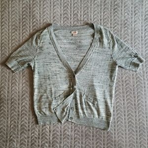 Grey short-sleeved cardigan by Mossimo