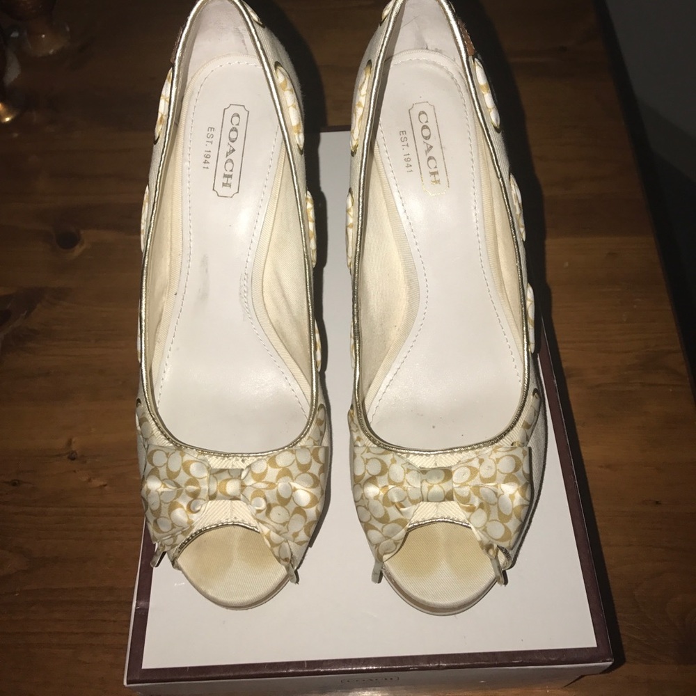 Coach wedges size 8.5