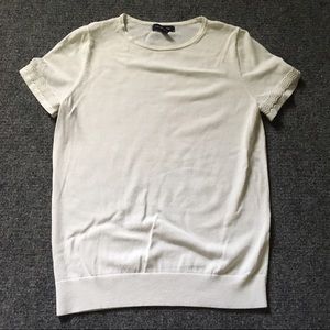 Lands' End white blouse t