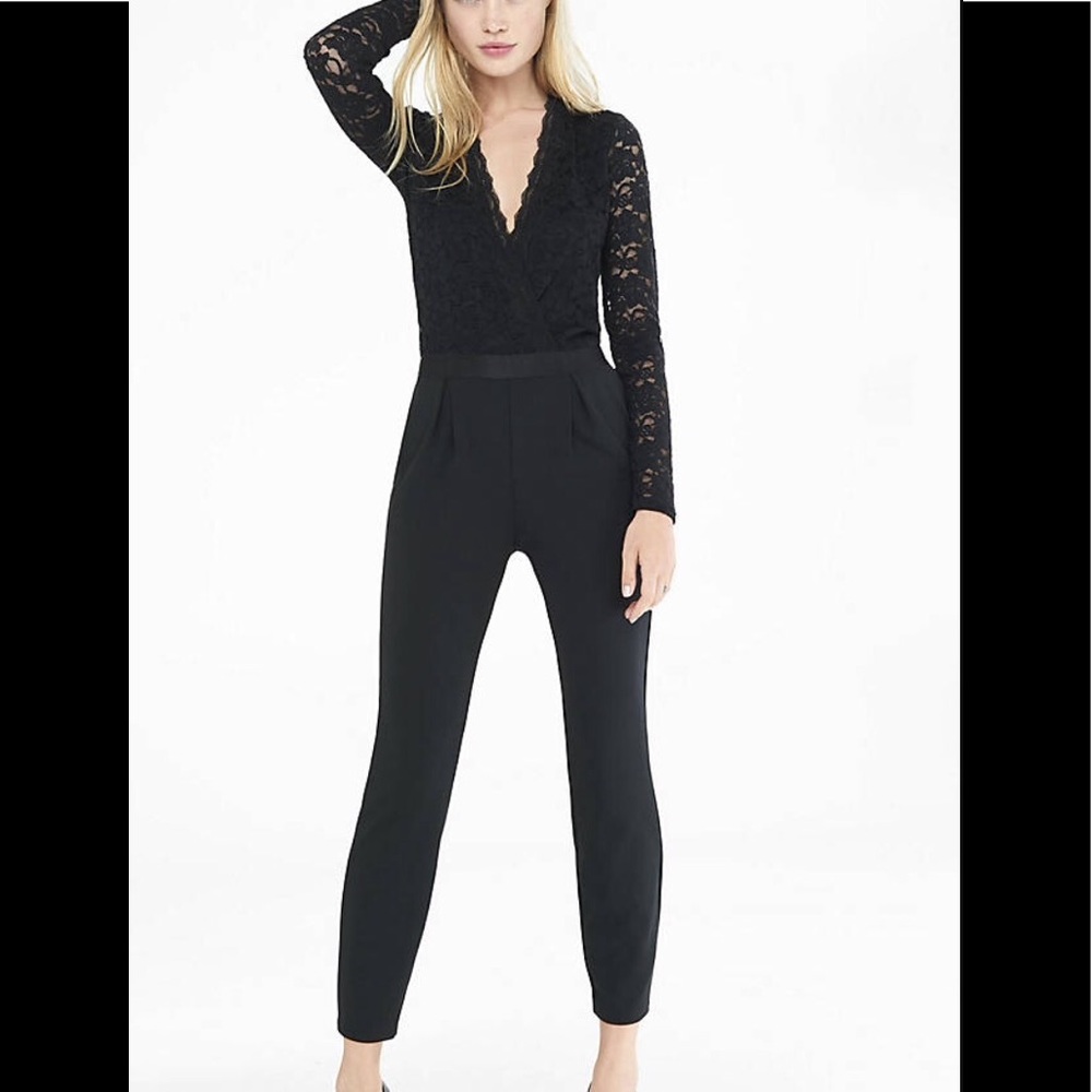 Black Lace Jumpsuit