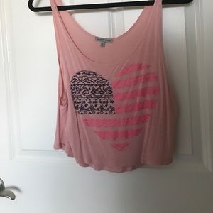 'America Crop Top