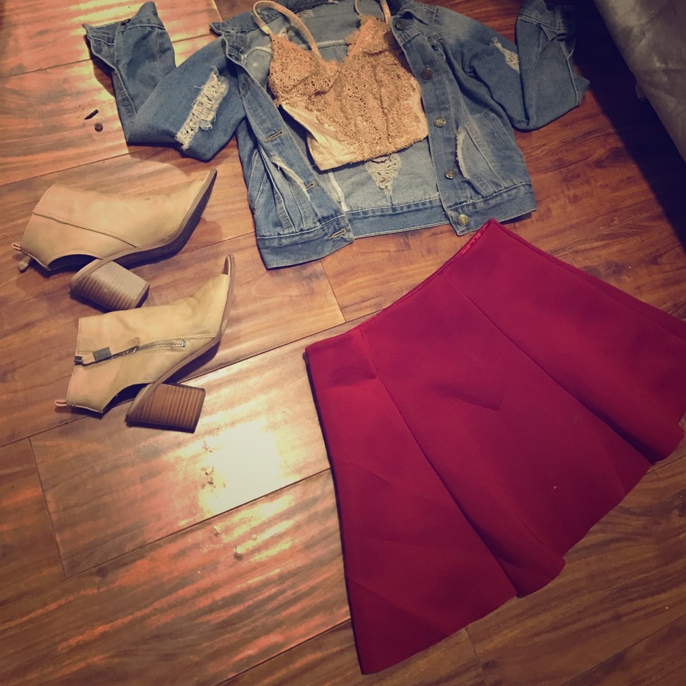 NWOT Preppy school girl mini skirt