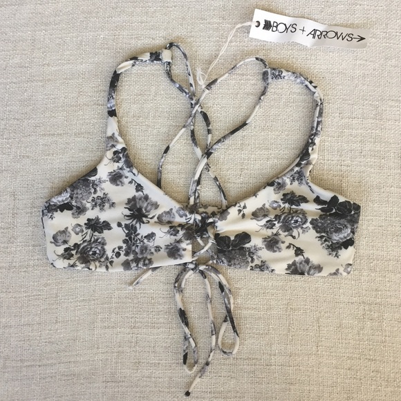 Boys + Arrows Other - Boys + Arrows 'Rhonda the Rebel' Bikini Top
