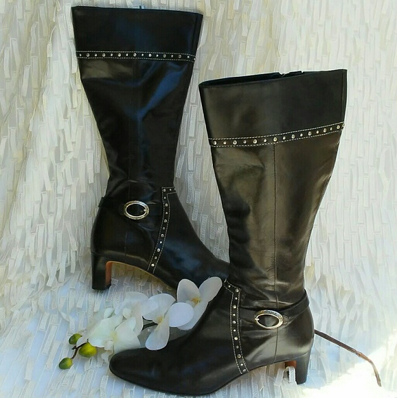 Brighton Shoes - Brighton Two-tone Leather Boots