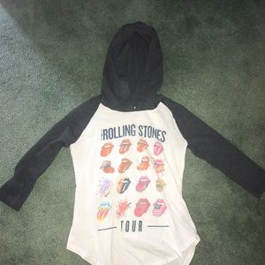 Rolling Stones Hooded Graphic T-Shirt