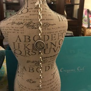 Origami Owl Silver Link Locket Bracelet