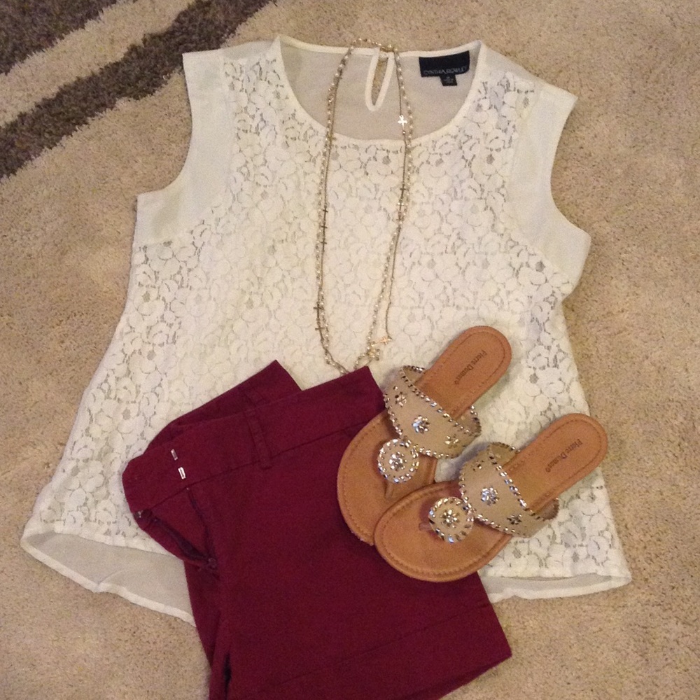 Cynthia Rowley 2 piece shirt/camisole and shirt