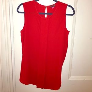 Vince Camuto Red Sleeveless Blouse