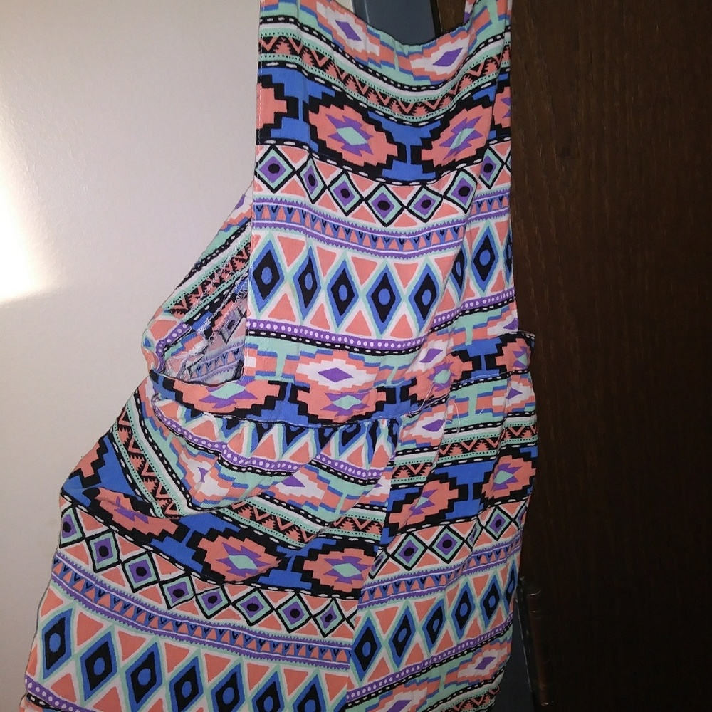 Tribal overall shorts
