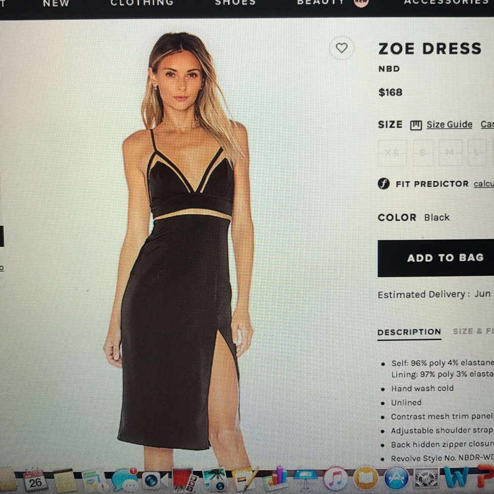 ZOE DRESS, NBD