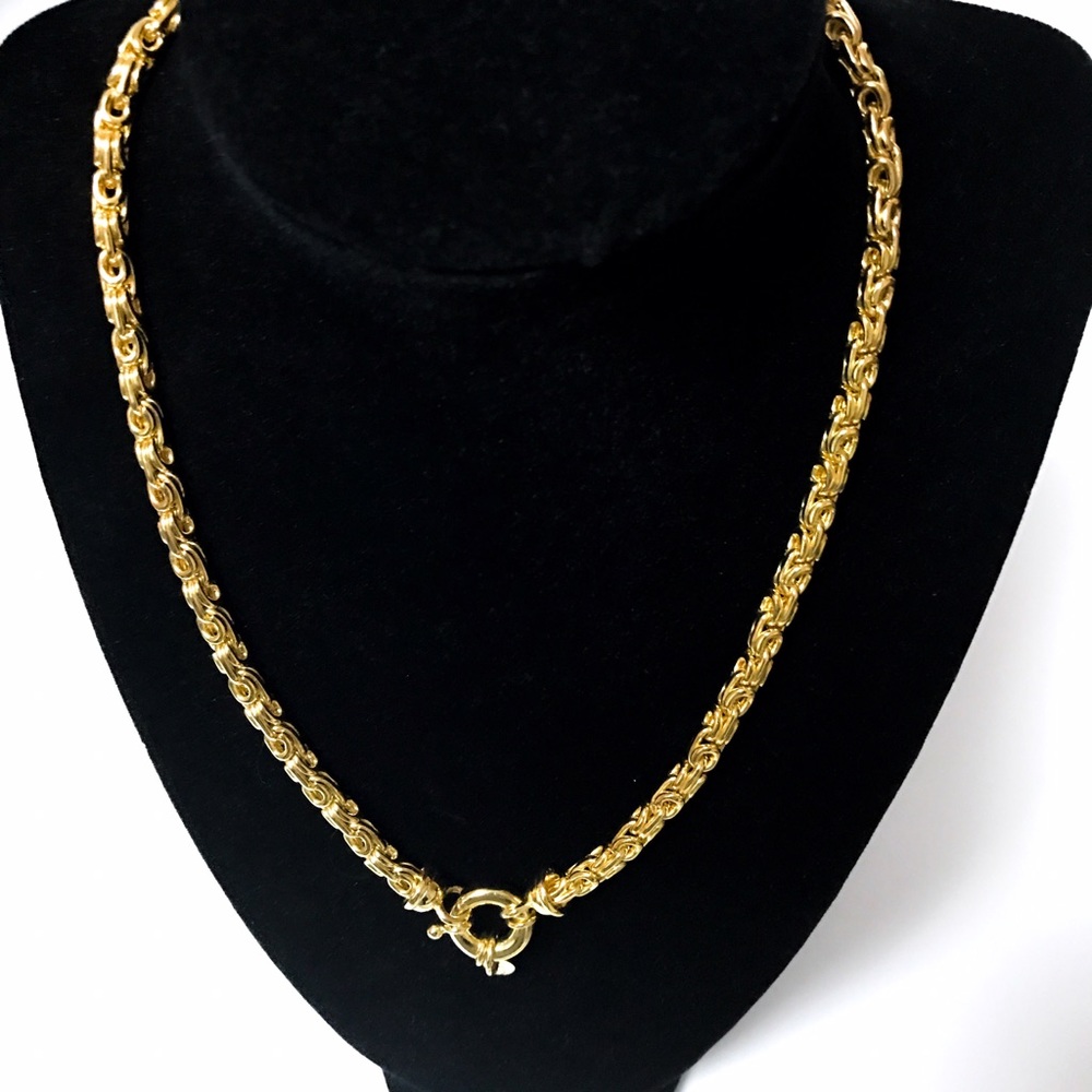 Talbots Gold Toggle Necklace