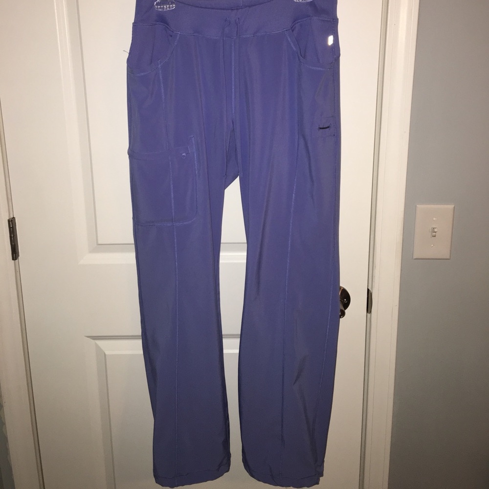 Cherokee Infinity Seal Blue Scrub Pants.