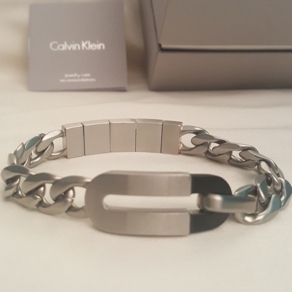 Calvin Klein Other - 💖HP💖 Calvin Klein Stainless Curb LinkBracelet