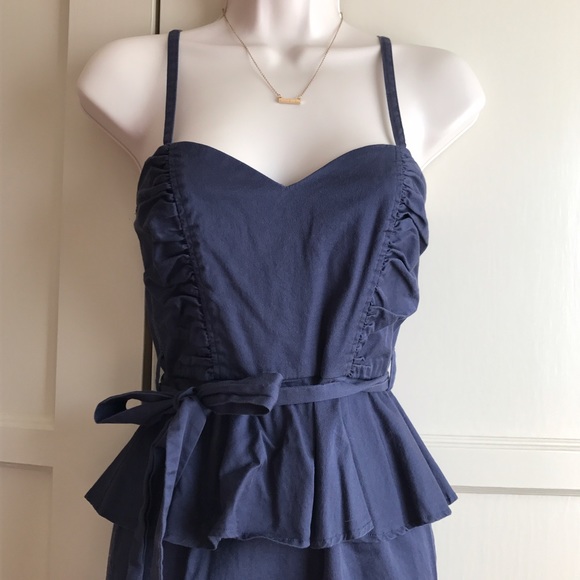 Forever 21 peplum dress with tie - Picture 2 of 4