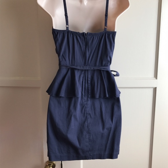 Forever 21 peplum dress with tie - Picture 3 of 4